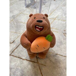 Miniso We Bare Bears Stuffed Plush Grizzly